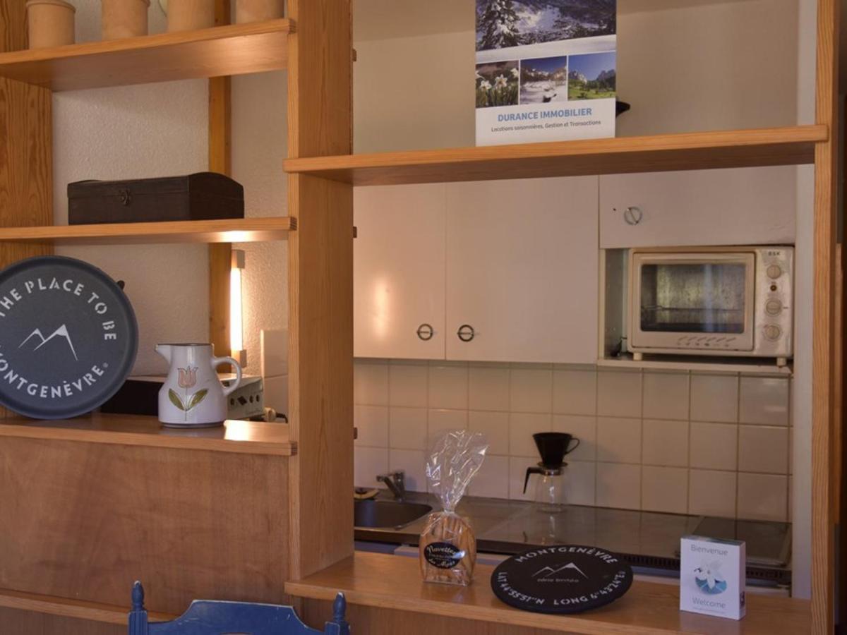 Appartement Cosy 2 Pieces Au Pied Des Pistes, Parking Et Casier A Skis - Fr-1-266-62 Montgenèvre Dış mekan fotoğraf